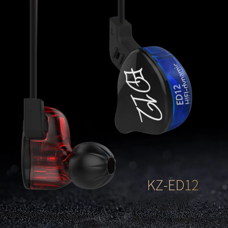 Оригинальные KZ ED12 Super Bass 3 5 мм проводные наушники вкладыши HiFi музыкальные с