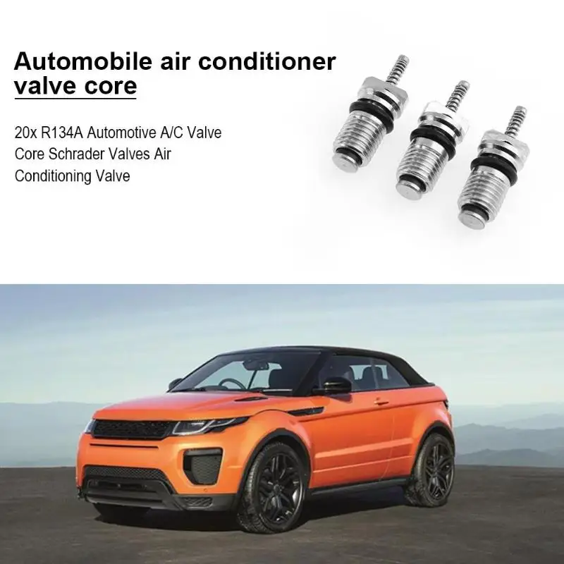 20 шт. R134a автомобильный Кондиционер сердечники клапанов хладагента|Установки для