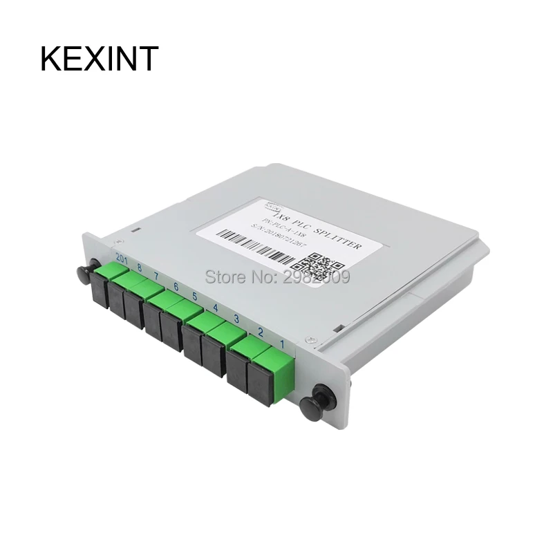 KXT оптовая продажа PLC сплиттер SC/APC 1X8 вставки/LGX/Кассетный тип волоконно