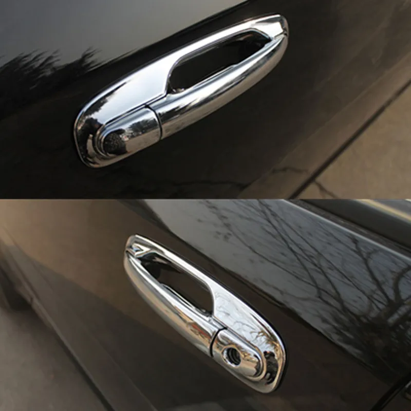 Chrome наружные дверные ручки Чехлы для Chevrolet Lacetti Optra Daewoo Nubira Suzuki forenza Holden Viva наклейки