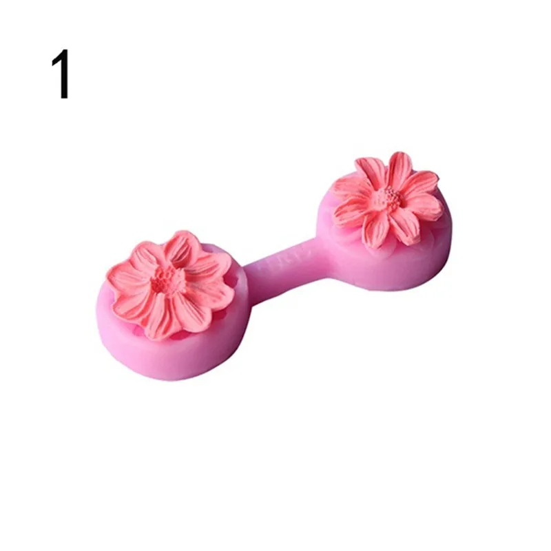 4 стиля цветов комбинированная форма для торта DIY помадка украшения