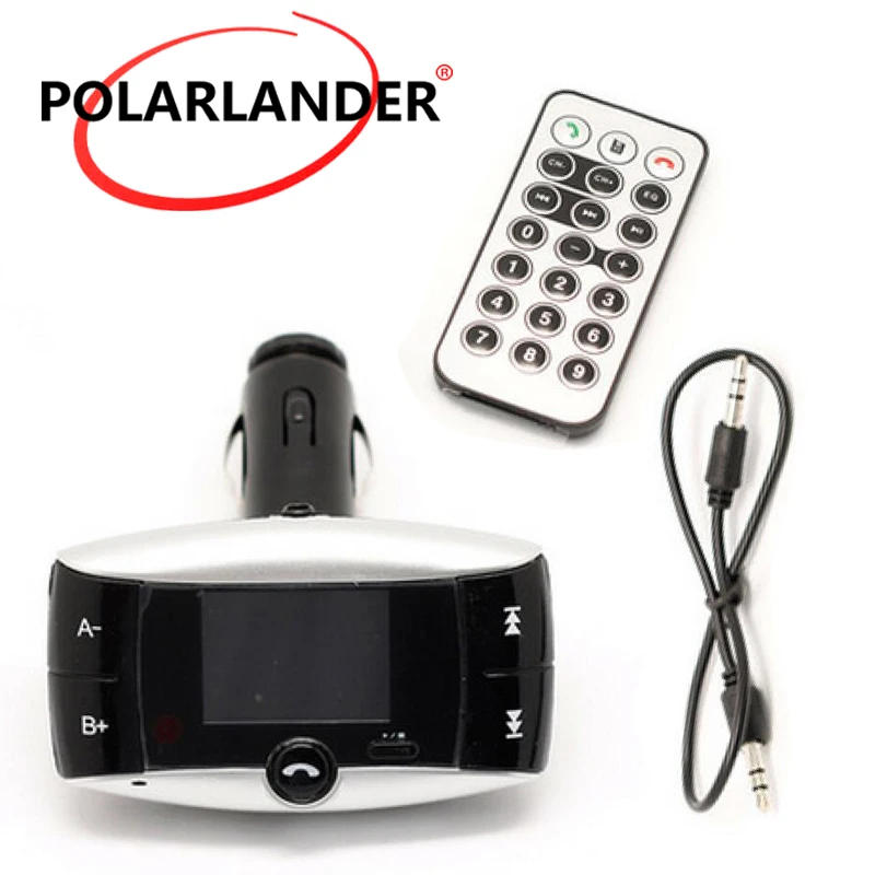 Автомобильный FM трансмиттер с Bluetooth mp3 плеером и кардридером Micro SD/TF|Автомобильный