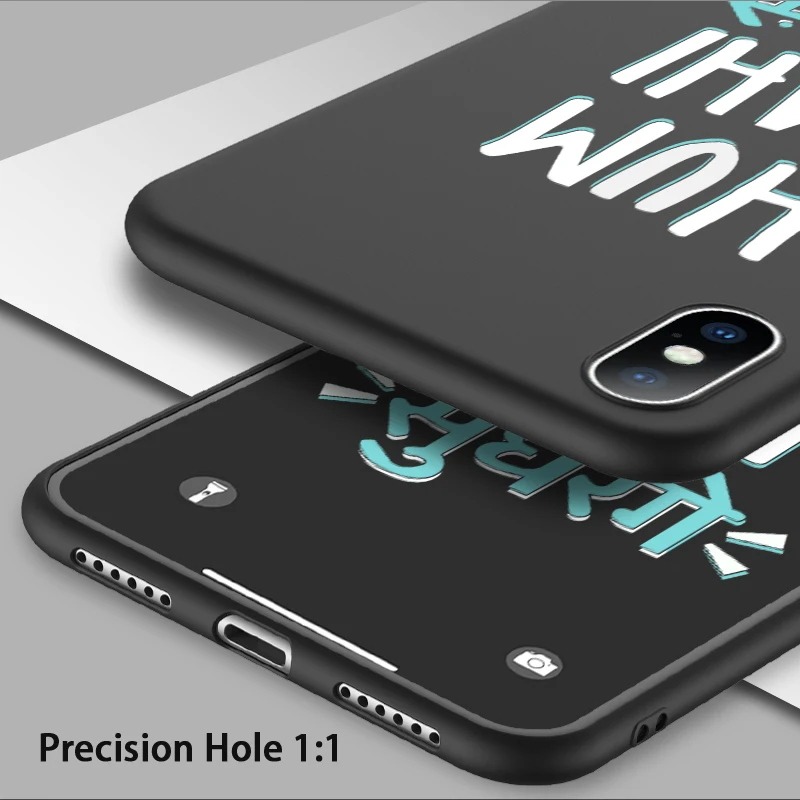 Чехол для телефона Moskado Quotes &amp messtes iphone XS MAX XR X 8 7 6 S Plus чехлы с буквенным принтом и