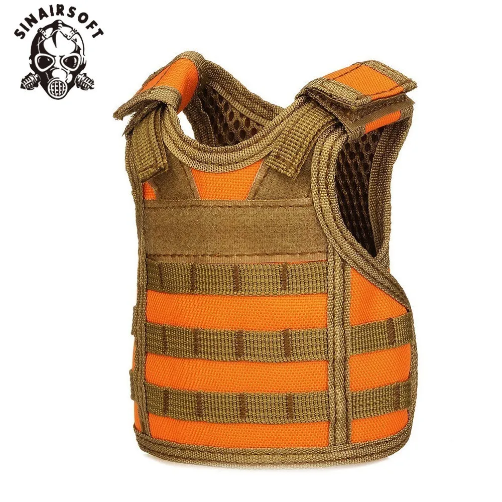 

Tactical Premium Beer Military Molle Mini Miniature Hunting Vests Beverage Cooler Adjustable Shoulder Straps LY2074