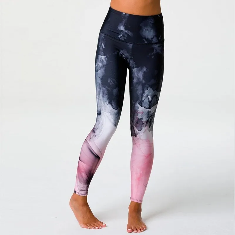 Breathable Print Sports Legging Women Elastic Gym Running Fitness Yoga Pant Female Training Tights Calzas Deportivas | Спорт и
