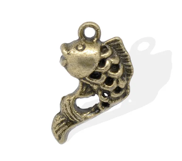 

DoreenBeads 40 Бронзовые Подвески для карпа/рыбы, 20x12 мм (B13478), yiwu