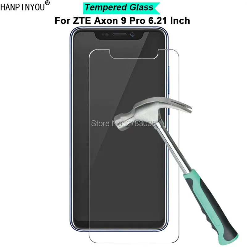 Для zte Axon 9 Pro 6 21 &quotновая твердость H 2.5D ультратонкая закаленная стеклянная пленка
