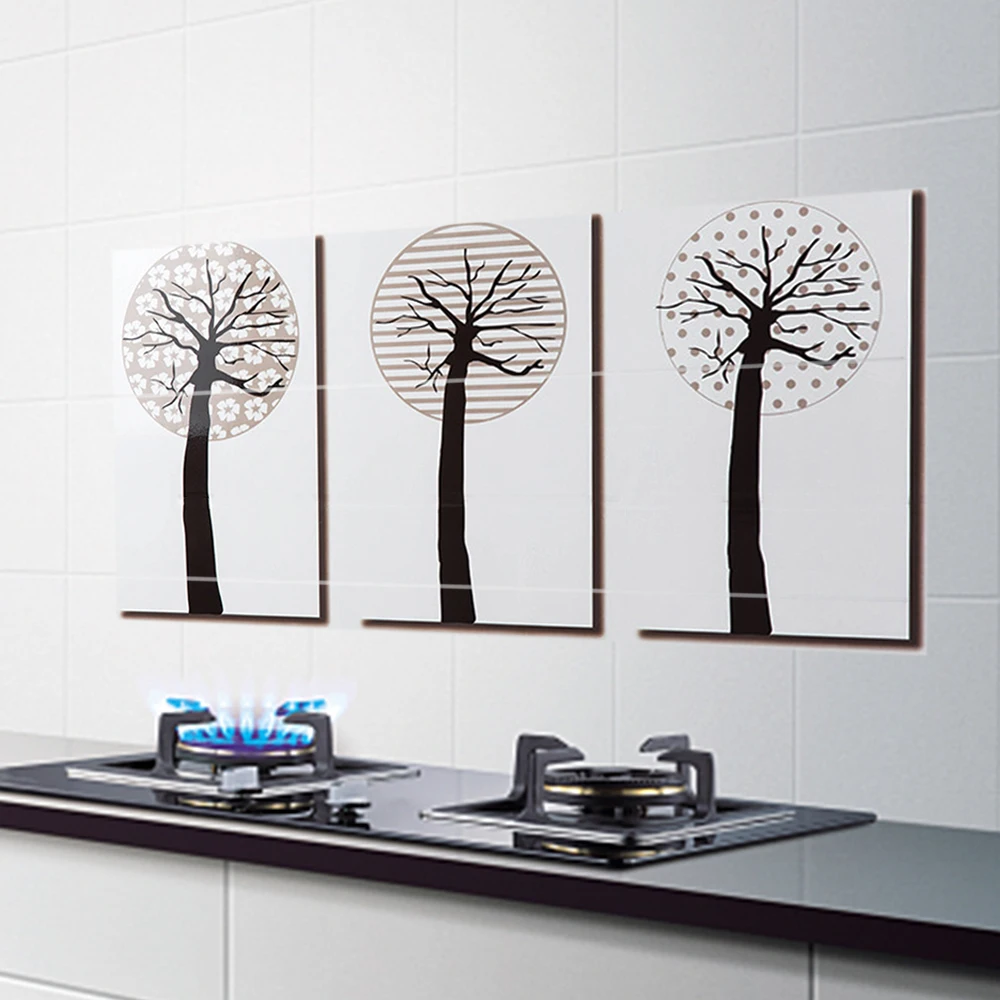 Настенные стикеры 45*90 см устойчивые к высоким температурам маслостойкие