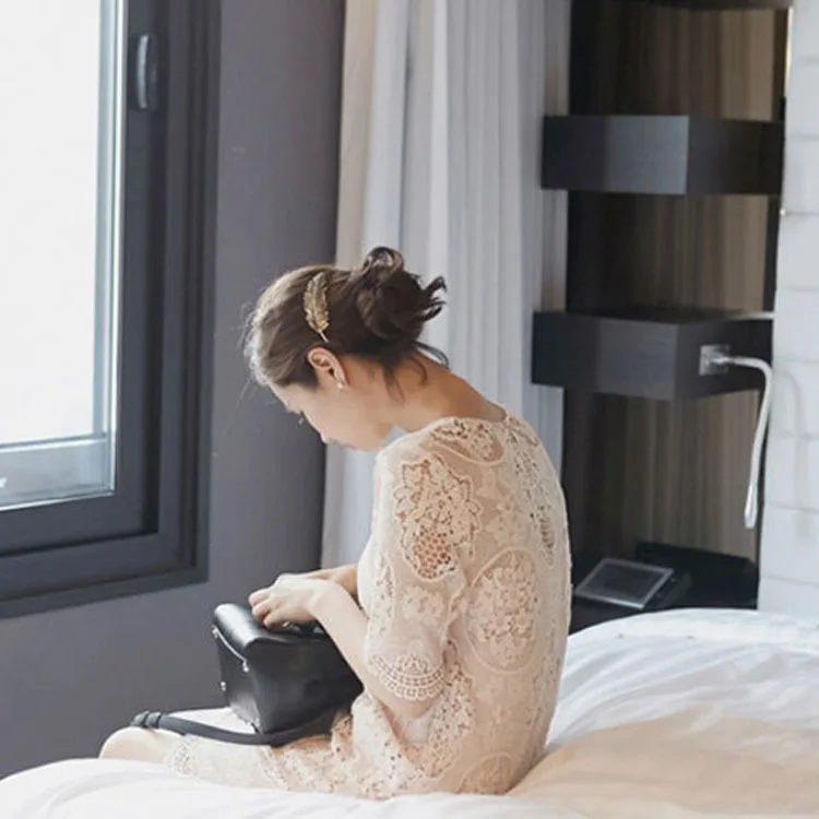 1 шт. заколка для волос в форме листа | Красота и здоровье