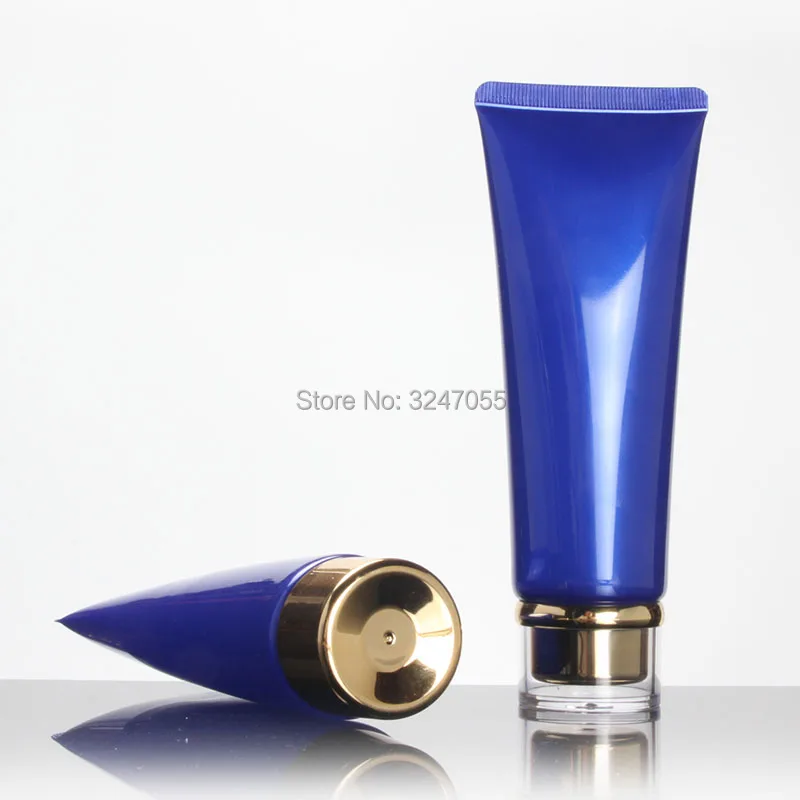 100ml/g Empty Blue Plastic Body/Hand Cream Squeeze Soft Tube Travel Portable Shampoo/Facial Cleanser Cosmetic Hose | Красота и