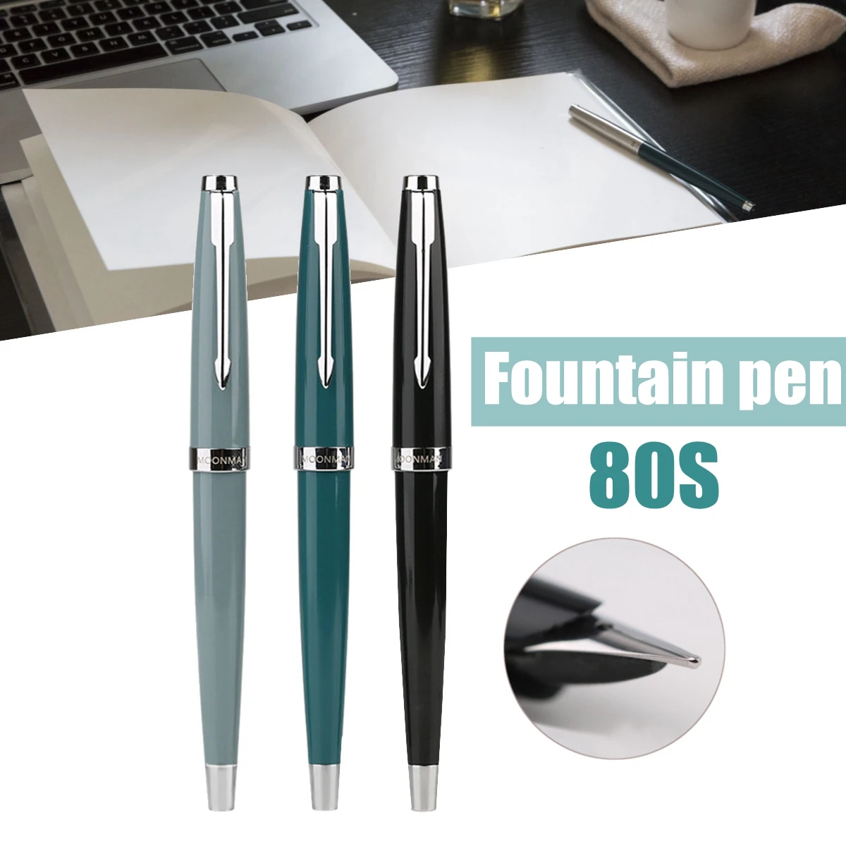 MOONMAN 80s 80 MINI P ocket ручка для фонтана Классическая Ручка серии Find|Перьевые ручки| |