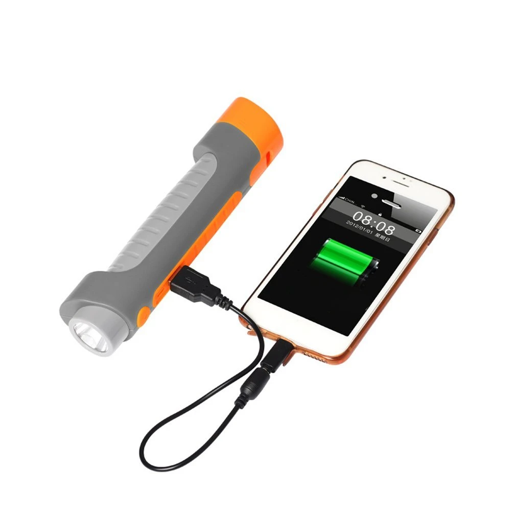 XANES 4 в 1 U22 USB перезаряжаемый портативный походный светильник Safty Hammer Powerbank