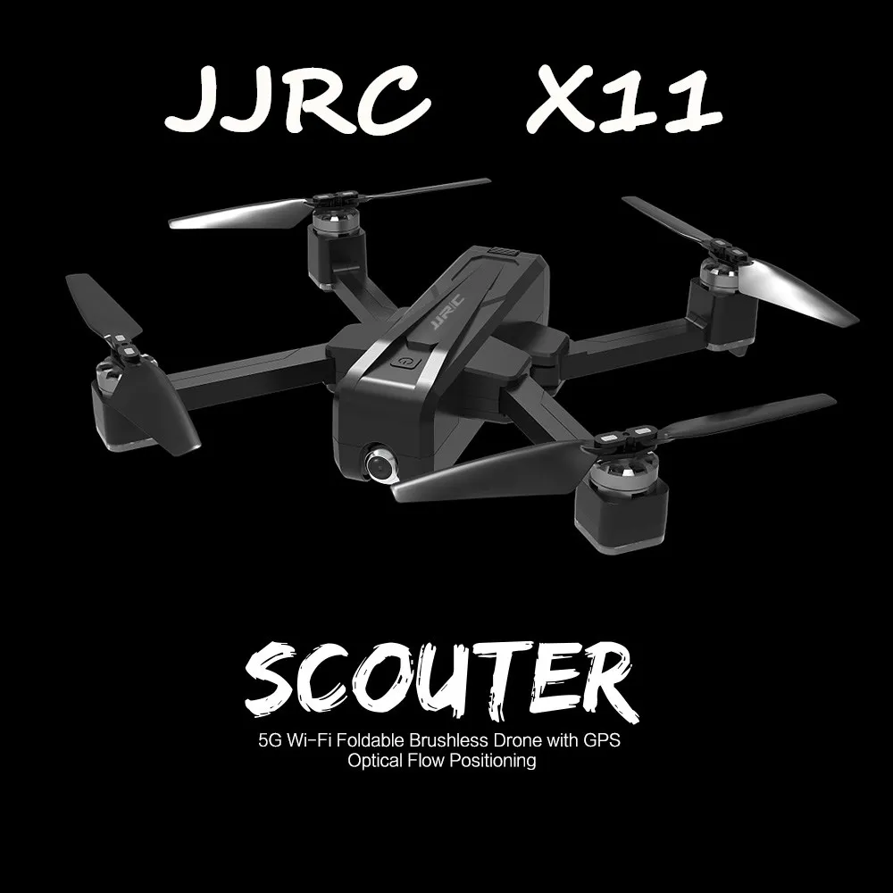 JJRC X11 5G WiFi gps игрушка Дрон на дистанционном управлении RTF с отслеживанием