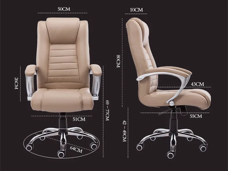 High Quality Ergonomic Executive Office Chair Computer Adjustable Lifting Swivel bureaustoel ergonomisch sedie ufficio | Мебель