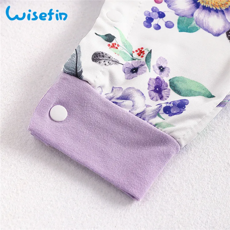 Wisefin детский комбинезон весенне осенняя одежда для новорожденных девочек