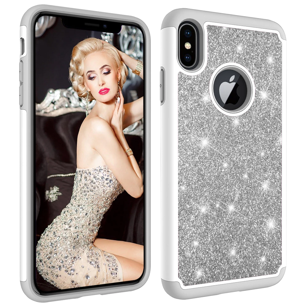 KISSCASE чехол со стразами и блестками для iPhone X XS MAX XR 7 8 Plus Мягкий блестящий 6 6S |