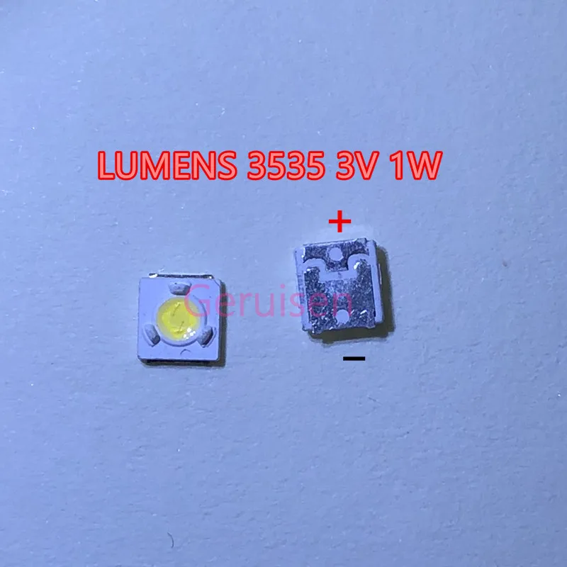 1000 шт люменов lg innotek samsung wooree led диод 3535 3537 Высокая мощность 1 Вт 3В холодный белый