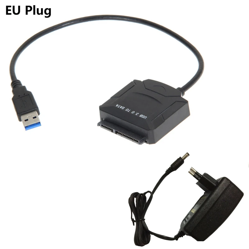 USB 3 0 для SATA 2 5/3 5 ''HDD SSD жесткий диск конвертер кабель адаптер питания
