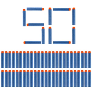 Пули мягкие полые для пистолета Nerf, 7,2 см, 50 шт.