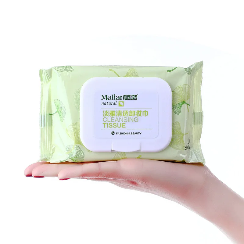 Clear для снятия макияжа влажные Полотенца 50 шт одноразовые макияж хлопка глубокой