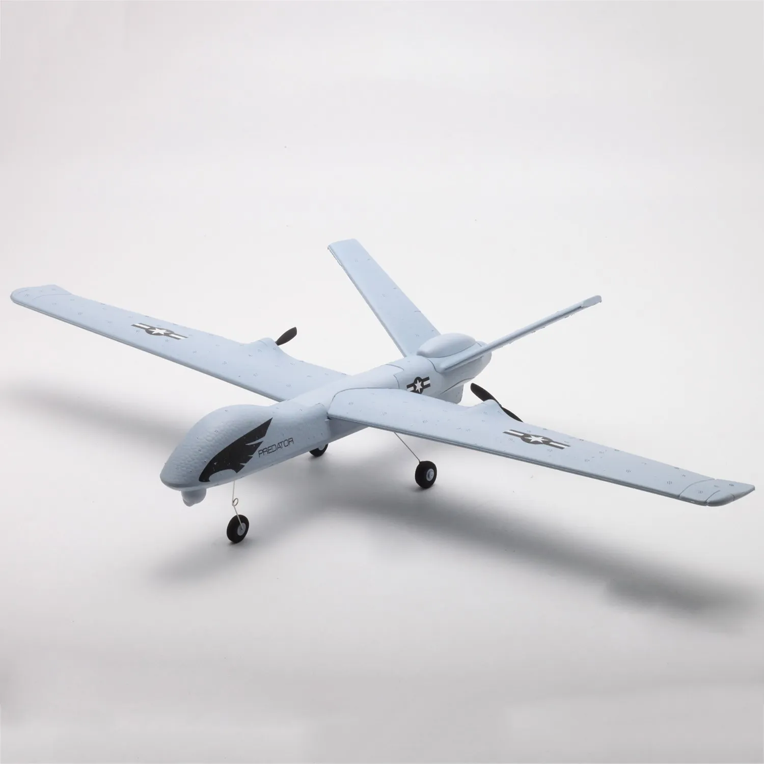 Z51 Хищник 660 мм размах крыльев 2 4G 2CH планер RC Самолет RTF встроенный DIY