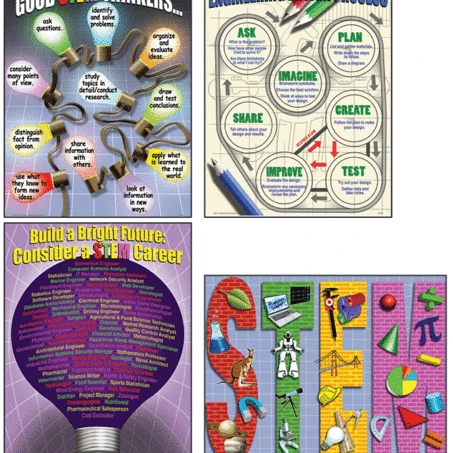 Mcdonald Publishing MC-P095 Stem Teaching Poster Set |
