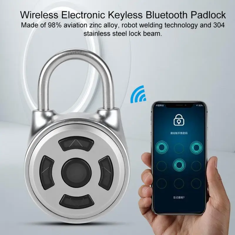 Водонепроницаемый БЕСКЛЮЧЕВОЙ замок с Bluetooth управлением беспроводной