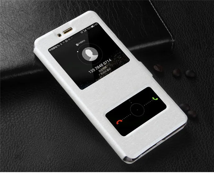 For Samsung Galaxy J6 2018 Case J600 Quick View Window Stand Cases for J600F Cover Flip PU Leather 5.6 | Мобильные телефоны и
