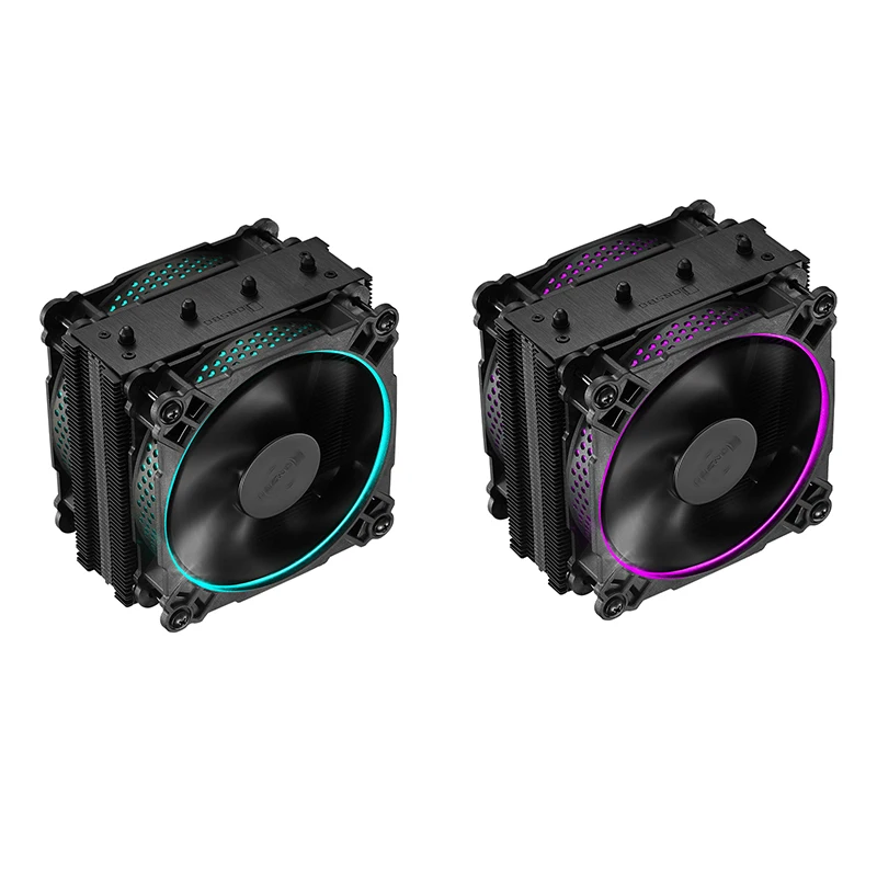 Jonsbo Cr-301 6 тепловых труб вниз давление Rgb свет ЦП радиатор двойной 12 см бесшумные