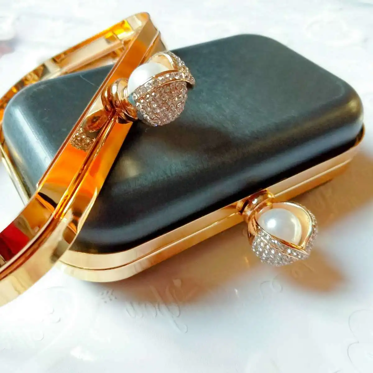 

Manual DIY Bag New Case Export Of Gold Package Pearl Set Bring Drill Hand Take Package Golden Buy Full Package Send Paper Type