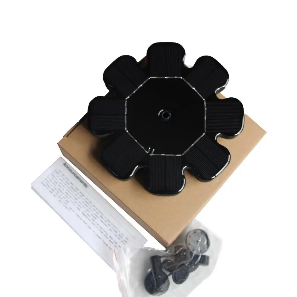 Солнечный фонтан в форме цветка плавающий открытый сад бассейн для птиц