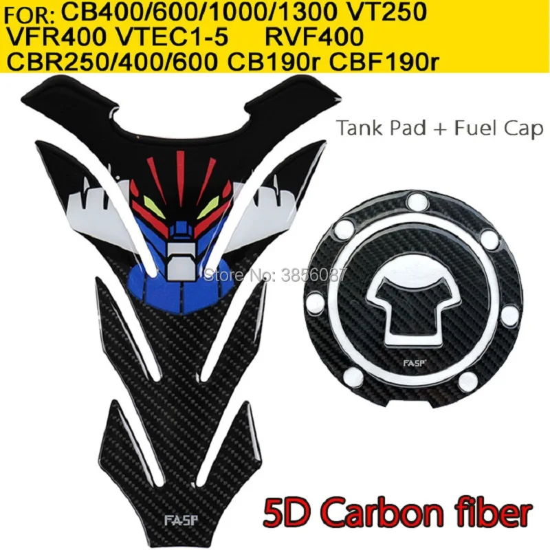 Для CBR1000 600RR CB400 CB750 CB1300 CBR250 VTR1000 VFR1200 650TR ST1300 настоящая накладка на бак из