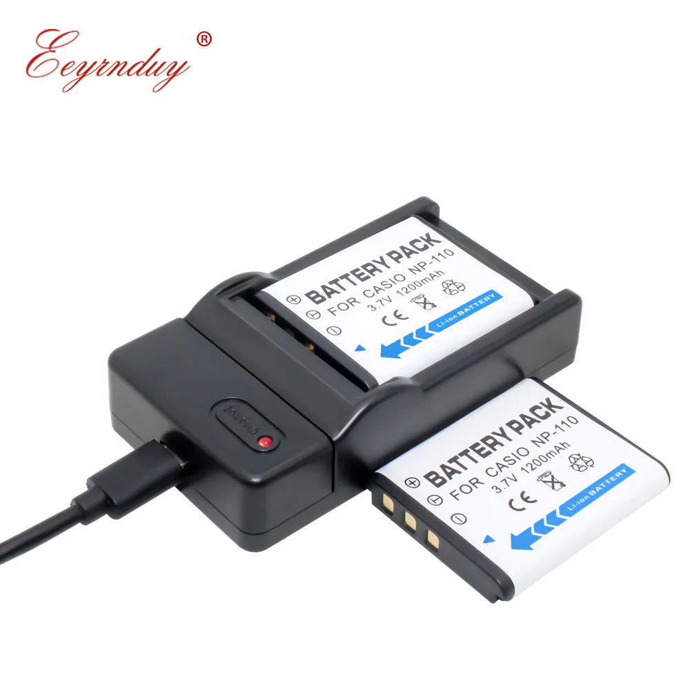 CNP-110/BN-VG212U литий-ионный аккумулятор (2-Pack) + USB зарядное устройство для цифровой