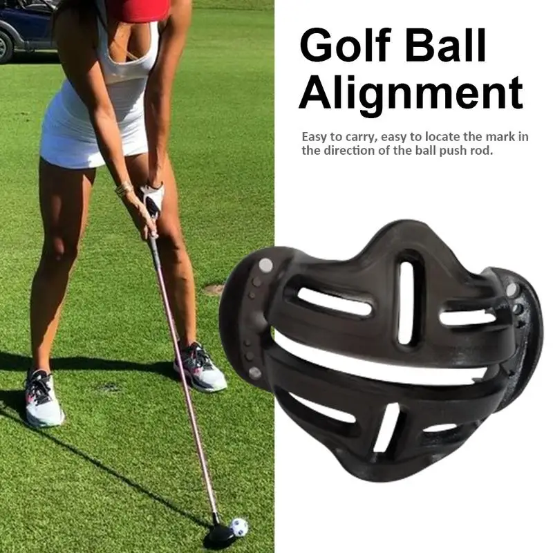 

New Golf Ball Alignment Line Marker Marks Template Draw Template Linear Putt Positioning Ball Mark Alignment Putting Clip Tool