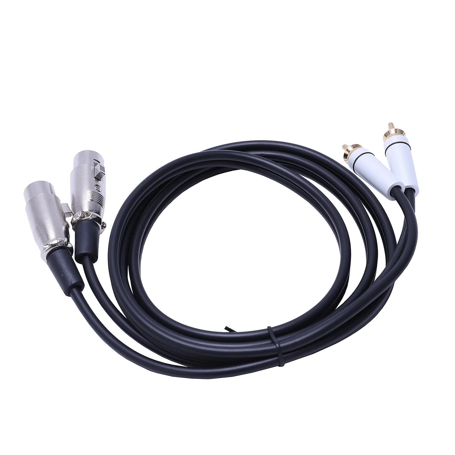 OPQ Dual Female XLR to RCA кабель сверхмощный 2 Male патч HIFI стерео аудио подключение микрофон