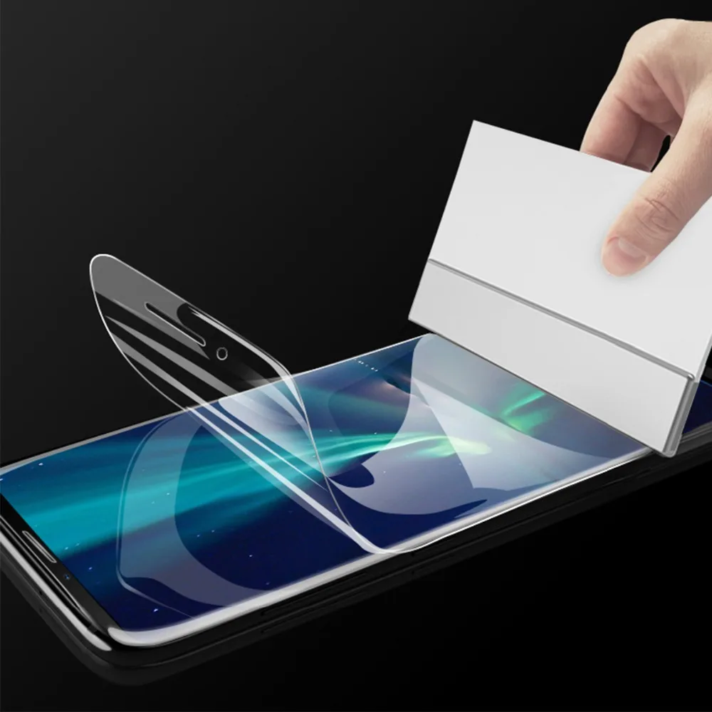Мягкая Гидрогелевая 3d пленка с полным покрытием для Samsung Galaxy Note 10 и pro Защитная