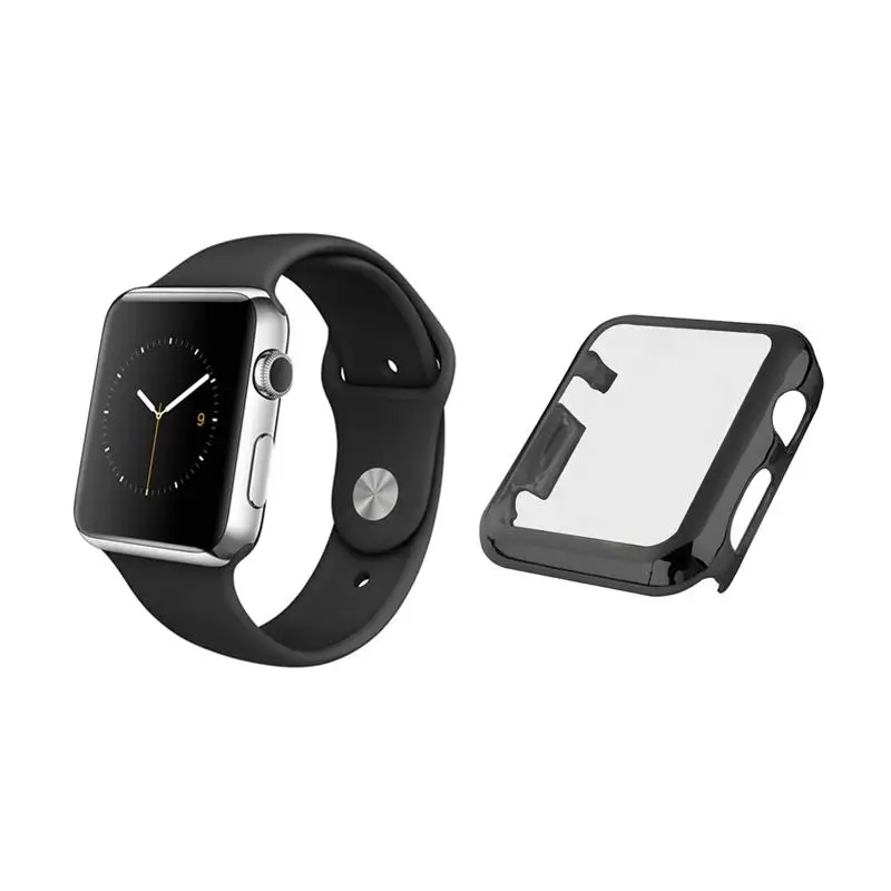 Для Apple Watch Series 1/2 38/42 мм ультра тонкий металлический позолоченный чехол для часов