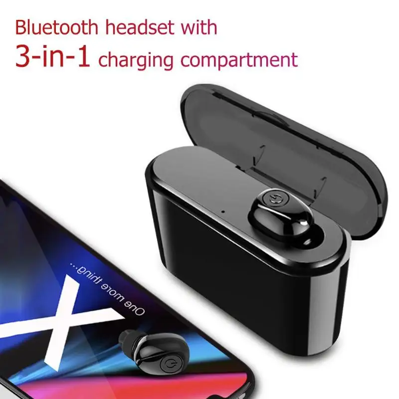 ALLOYSEED X8 беспроводные Bluetooth наушники мини стерео музыкальные свободные руки
