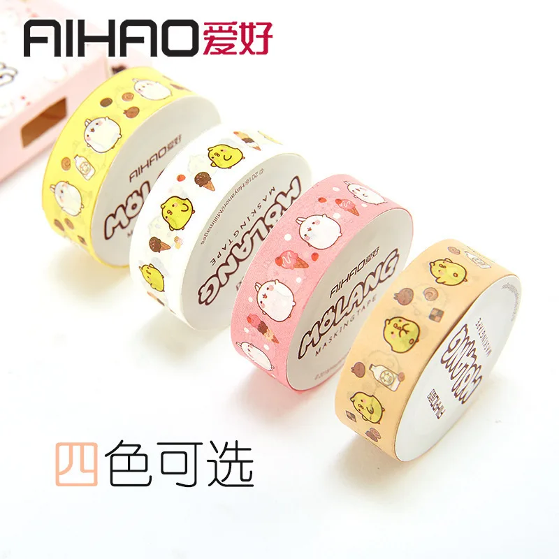 SIXONE 2 костюм Kawaii Кролик декоративная лента набор маскировки васи лента Diy Руководство Скрапбукинг наклейки этикетка канцелярские товары
