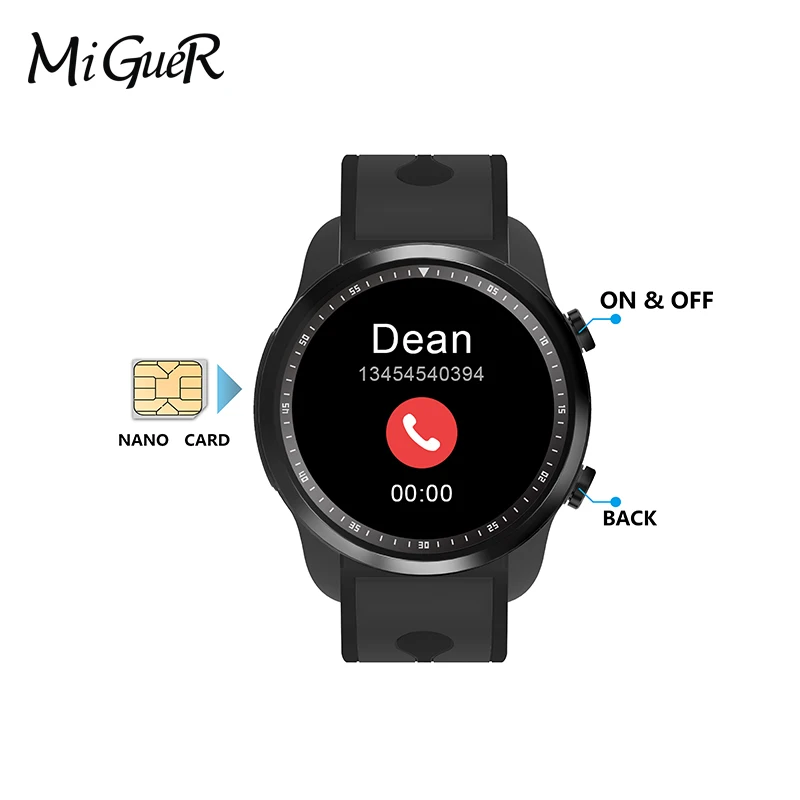 KC03 4G LTE WI-FI Smart Водонепроницаемый часы 1 GB + 16 Bluetooth 4 0 MTK6737 Quad-core Поддержка вызов