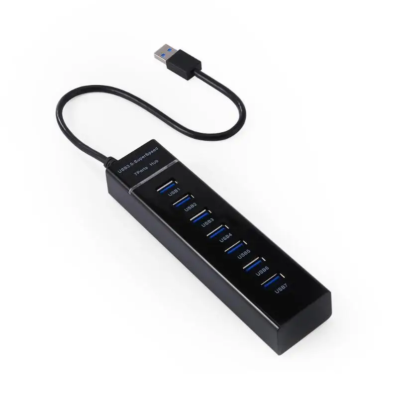 7 Порты и разъёмы USB 3 0 Hub Высокоскоростной разветвитель 5 Гбит/с расширитель для