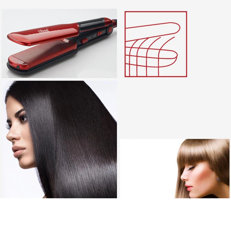 Ufree Electric Temperature Control 3 In 1 Hair Curler And Straightener Irons Waver Hairpin Splint Rapid Heating | Красота и здоровье