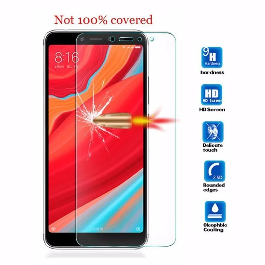 Стеклянная Защитная пленка 2.5D для Xiaomi Redmi S2 закаленное стекло премиум-класса