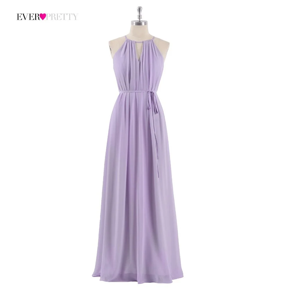 Лавандовое шифоновое платье для подружки невесты Ever Pretty EP07284 Новое поступление