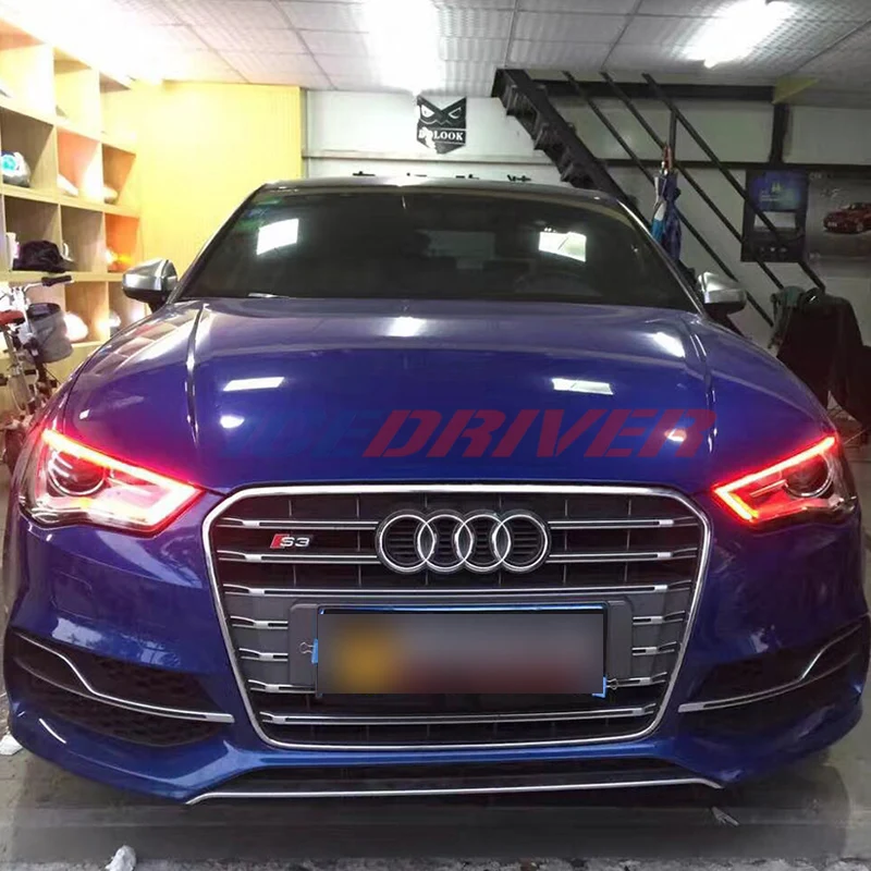 Icedriver для AUDI A3 S3 DRL RGB разноцветные СВЕТОДИОДНЫЕ панели 2013-2015 дневные ходовые огни