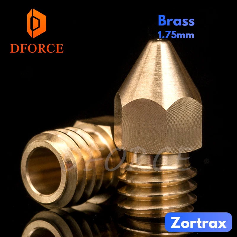DFORCE супер высокое качество Zortrax Латунное сопло для Hotend Kit M200 M300 3D принтер 1 75 мм