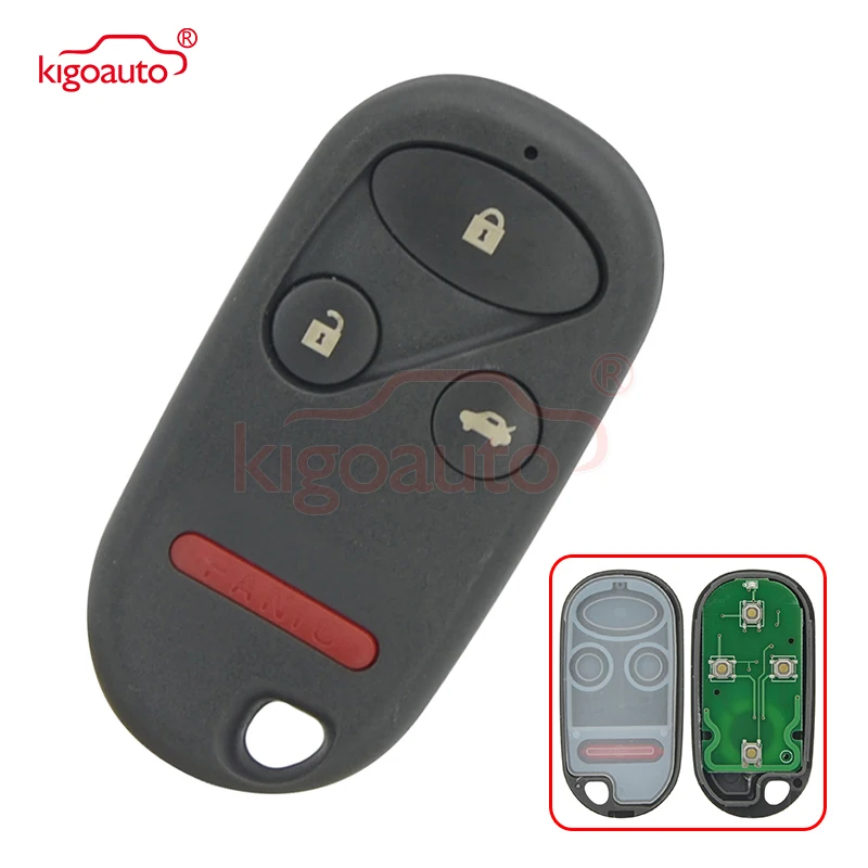 Kigoauto 5 шт. KOBUTAH2T 4 кнопки 315 МГц для Honda Accord 1998 1999 2000 2001 2002 дистанционный ключ-брелок