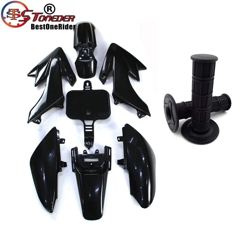 Черный обтекающий корпус STONEDER для Honda XR50 CRF50 SSR Thumpstar DHZ 50cc 110cc 160cc|Полные комплекты