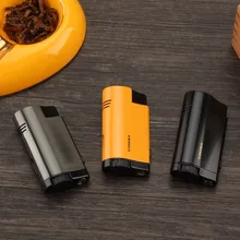 Cohiba прикуривателя 3 Jet факел пламя Ветрозащитный сигарета бутан