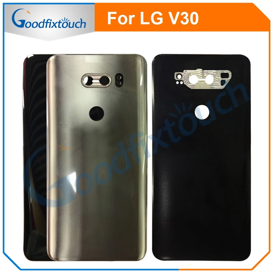 Для LG V30 задняя крышка батарейный отсек Корпус с оправа объектива камеры для
